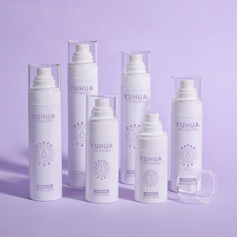 Botol Semprot Plastik Hot Stamping Logo Kustom Sesuai Kebutuhan Anda Ideal untuk Semprotan Pelembab, Semprotan Tabir Surya, Botol Semprot Pengatur Riasan