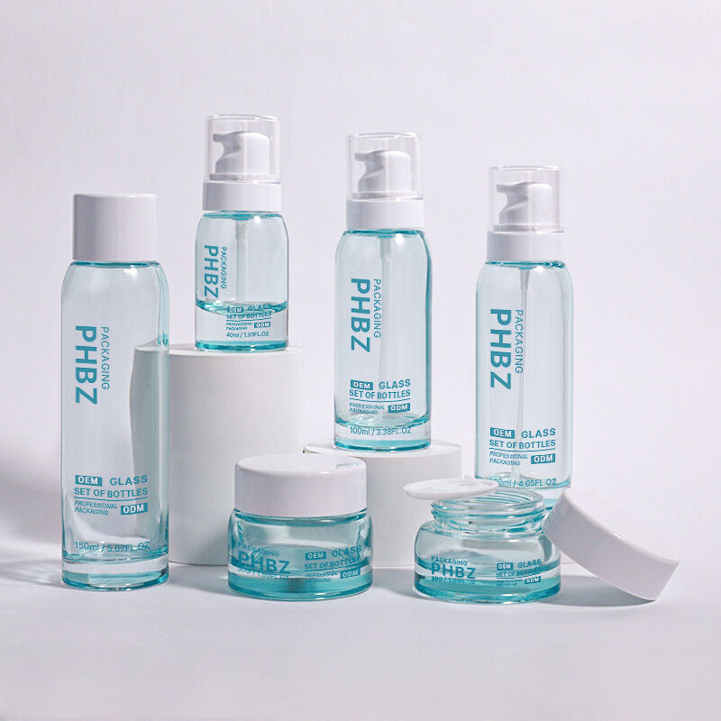 Hot Stamping Custom Cosmetic Packaging Set ODM OEM Diterima Dirancang untuk Kemasan Produk Kosmetik dan Kebutuhan Merek