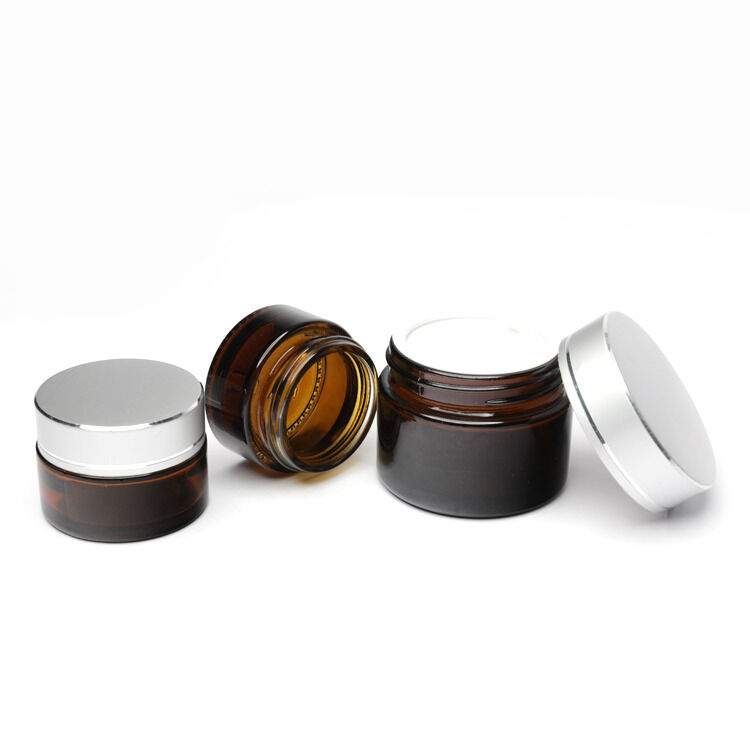 Set Kemasan Kosmetik Kaca Menyediakan Penanganan Permukaan Sablon dengan Logo Kustom dan Personalisasi Warna