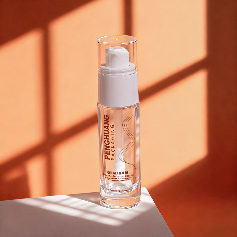 Serum Dropper Botol wadah kaca tahan lama ideal untuk minyak esensial serum dan cairan kosmetik solusi kemasan