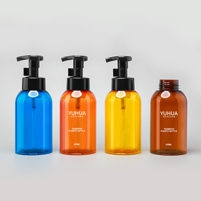 Botol Pompa Busa Plastik 420ml Warna Disesuaikan Dan Logo Warna Pelangi