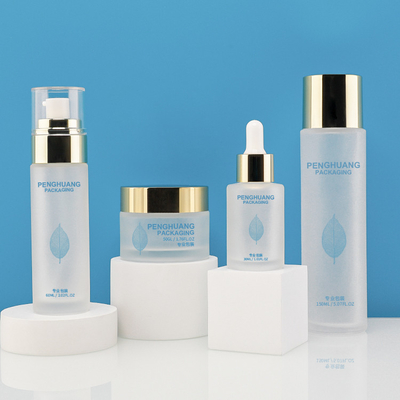 Set Kemasan Kosmetik Mewah OEM Dengan Round Ball Cap 150ml
