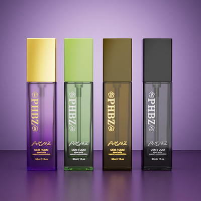 OEM ODM Luxury Empty Glass Liquid Foundation Botol pompa kotak botol Untuk Skincare Packaging