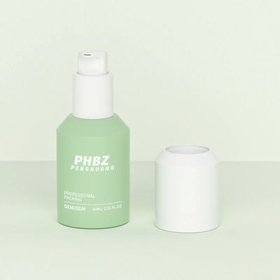 Penutup Jenis Lotion Pompa Lotion Botol Kaca Sederhana Dan Elegan Untuk Lotion Tubuh Minyak Rambut Serum Minyak Dan Toner Wajah
