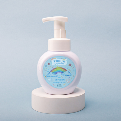 Botol Pompa busa ramah lingkungan Botol plastik pembersih wajah 300ml