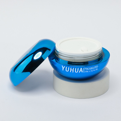 Custom Cosmetic Jar 30g 50g Luxury Screw Top Plastic Cream Jar For Skincare Packaging