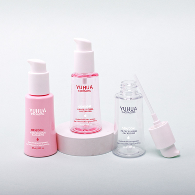 Botol Dropper Serum Kerucut PET Plastik ODM/OEM Kebutuhan Pelanggan Diterima