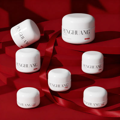 Toples Krim Kaca Putih/Transparan/Kustom Sempurna untuk Lini Perawatan Kulit Mewah Anda