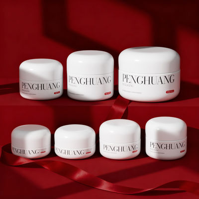 Toples Kaca Krim Kustom untuk Balsam Bibir dalam Warna Putih/Transparan/Kustom dengan Logo dan Warna/Pencetakan Kustom