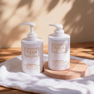 Botol kemasan plastik yang dapat disesuaikan untuk kosmetik termasuk serum lotion toner dengan bentuk silinder dan tutup sekrup