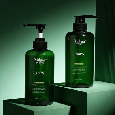 Botol kemasan plastik yang dapat disesuaikan untuk kosmetik termasuk serum lotion toner dengan bentuk silinder dan tutup sekrup