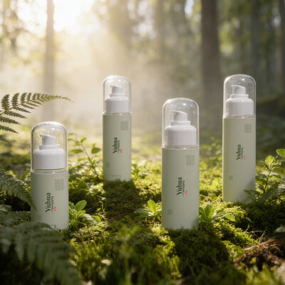 Botol Kemasan Plastik Logo Kustom Berbagai Ukuran dengan Pencegahan Tumpahan untuk Penggunaan Kosmetik