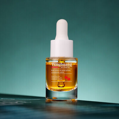 Serum Dropper Botol Proof Leak Airtight Desain dengan Custom Color dan Logo Printing Sempurna untuk kebutuhan kemasan kosmetik mewah