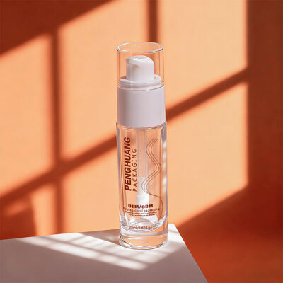 Serum Dropper Botol wadah kaca tahan lama ideal untuk minyak esensial serum dan cairan kosmetik solusi kemasan