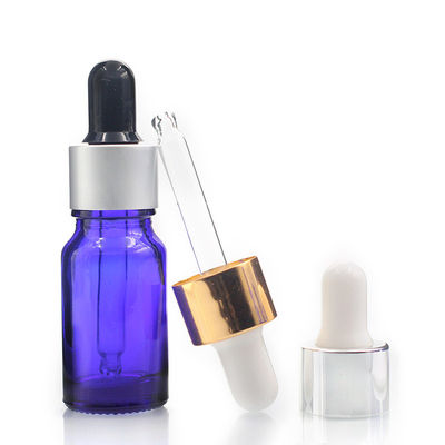10ml Botol Biru Botol Penetes Kaca Kosong Dengan Botol Kaca Pipet Penetes