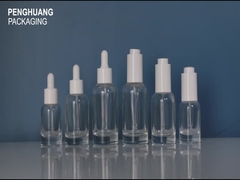 Logo Customized Kaca Serum Dropper Botol Untuk Toner minyak esensi