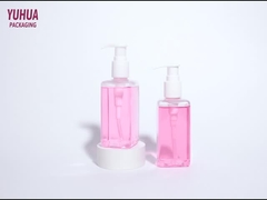 Disesuaikan Square 125ml Botol Pompa Plastik Pet Cairan botol sabun tangan