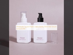 Botol Losion Plastik Persegi Grosir 150ml Botol Pompa Serum Rambut