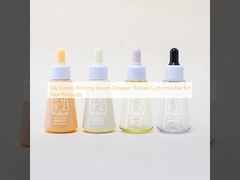 Percetakan Serum Serum Dropper Botol Disesuaikan untuk Produk Anda