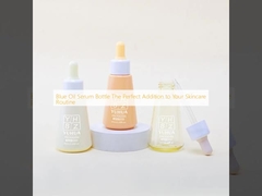 Botol Serum Minyak Biru Tambahan yang sempurna untuk rutinitas perawatan kulit Anda