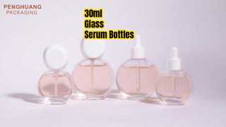 Botol Serum Kaca 30ml Kemasan Perawatan Kulit Premium